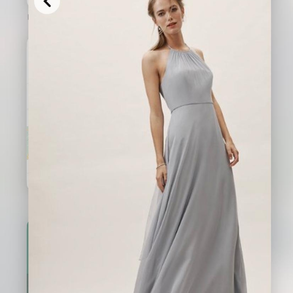 BHLDN Gannon Bridesmaid Dress Size: 14 Color: Platinum
